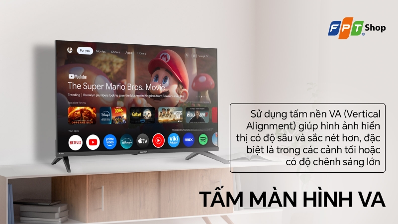 Đánh giá Sharp Google TV 32 inch HD 2T-C32GH3000X (ảnh 3)