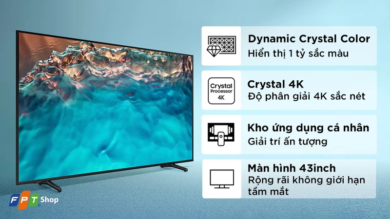 Đánh giá tivi Samsung 65BU8000 4