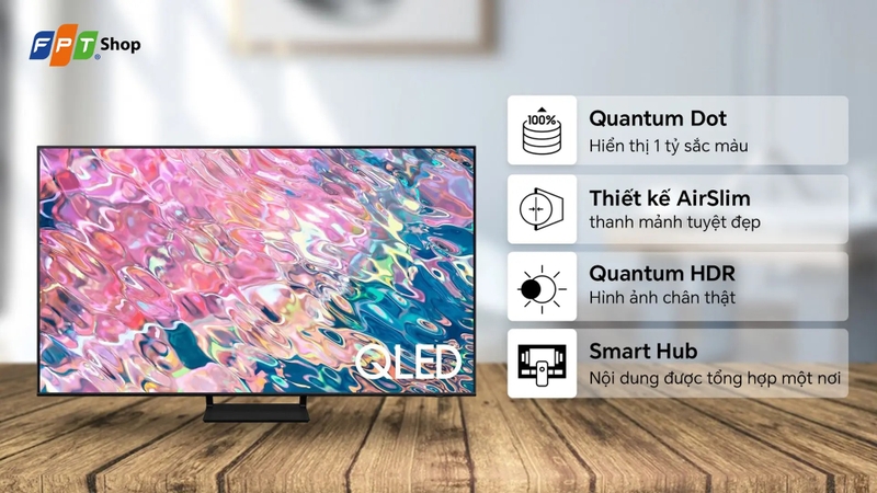 Đánh giá tivi Samsung QA55Q60B