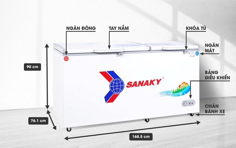đánh giá tủ đông 6699w1 ảnh 2