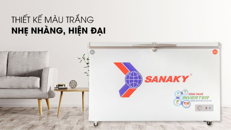đánh giá tủ đông Sanaky 365 lít VH-5699W3 5