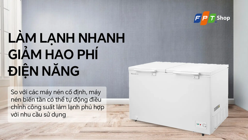 đánh giá tủ đông Toshiba 3