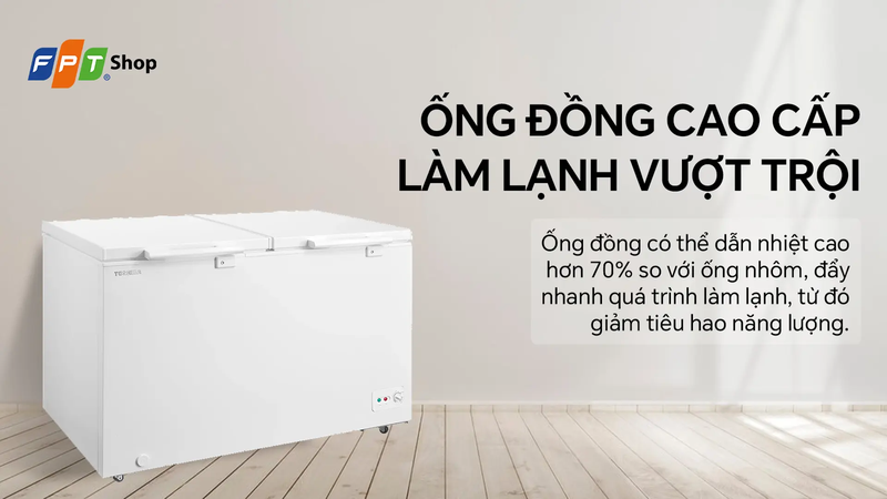 đánh giá tủ đông Toshiba 2