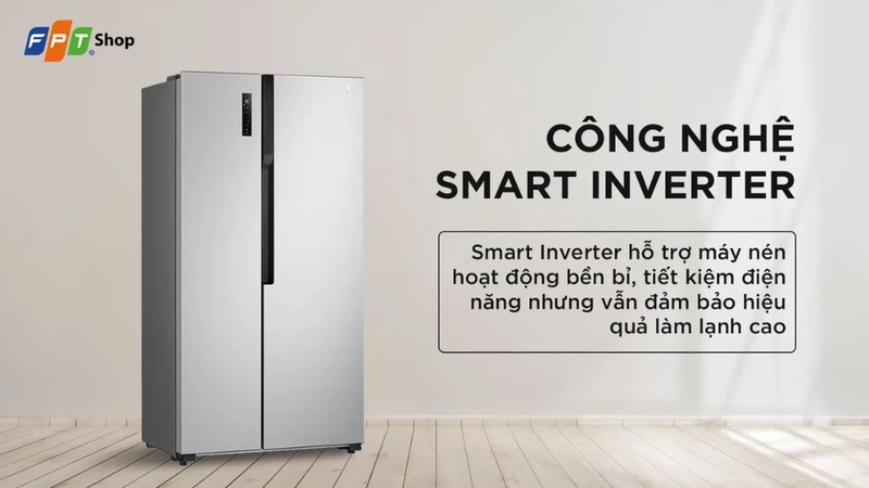 đánh giá&nbsp;tủ lạnh LG GR-B256JDS 3