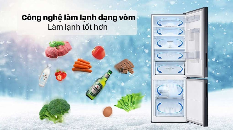 đánh giá tủ lạnh RB30N4190BU hình 3