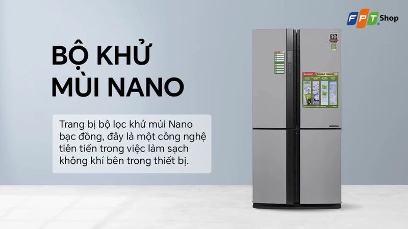 đánh giá tủ lạnh Sharp Inverter 556 lít SJ-FX630V-ST 3