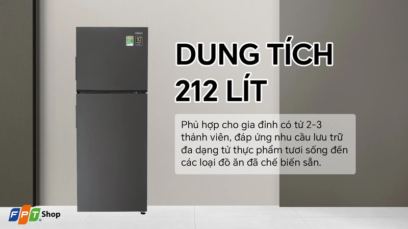 Đánh giá tủ lạnh AQUA AQR-T239FA(HB) 2