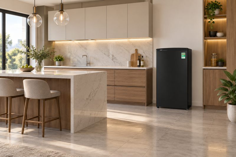 Đánh giá tủ lạnh AQUA mini 90 lít AQR-D99FA(BS) 7