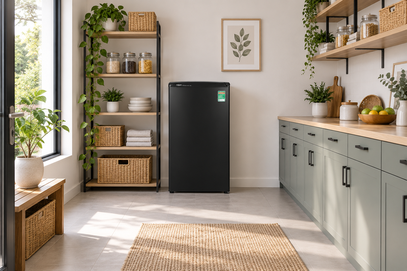 Đánh giá tủ lạnh AQUA mini 90 lít AQR-D99FA(BS) 1