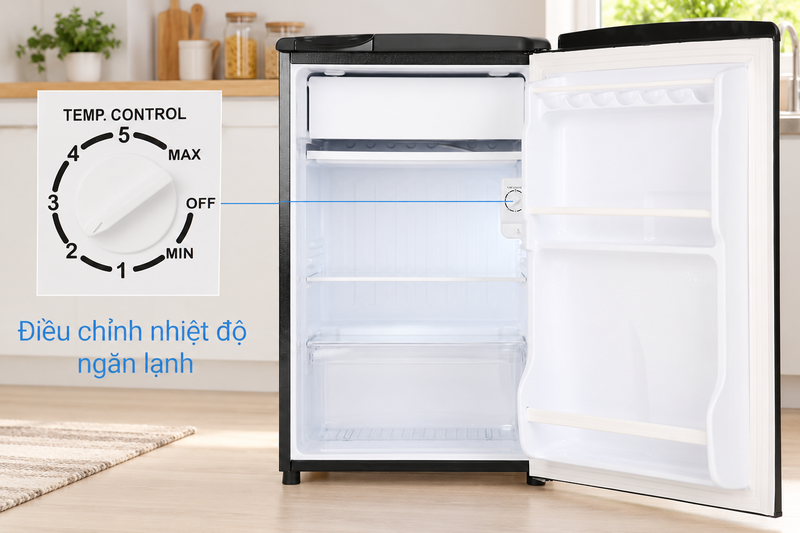 Đánh giá tủ lạnh AQUA mini 90 lít AQR-D99FA(BS) 3