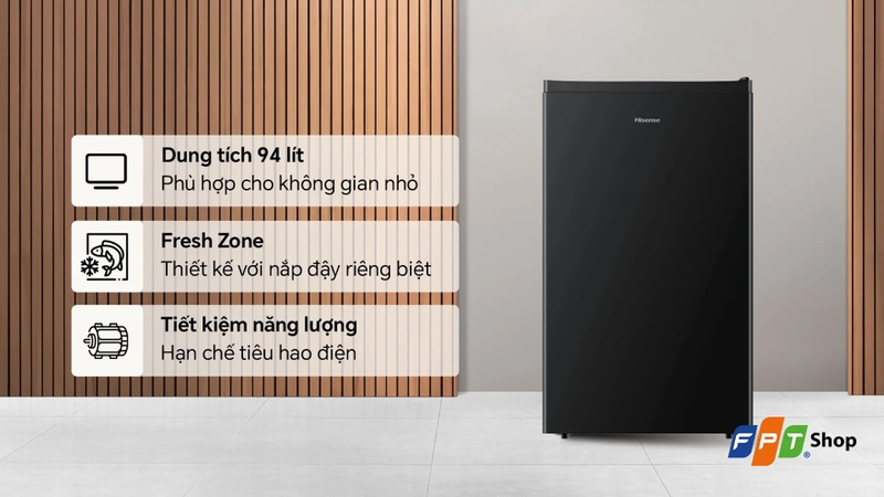 Đánh giá tủ lạnh Mini Hisense 94 lít HR09DB 5