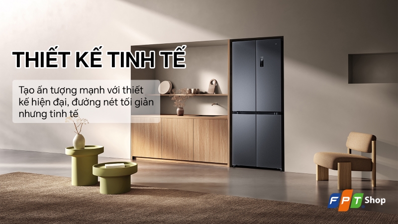 đánh giá tủ lạnh multi door xiaomi mijia inverter 510 lít mrc51hmpaVn (ảnh 1)
