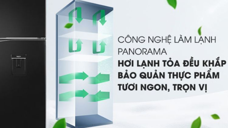 Đánh giá tủ lạnh Panasonic TL351-381V 7