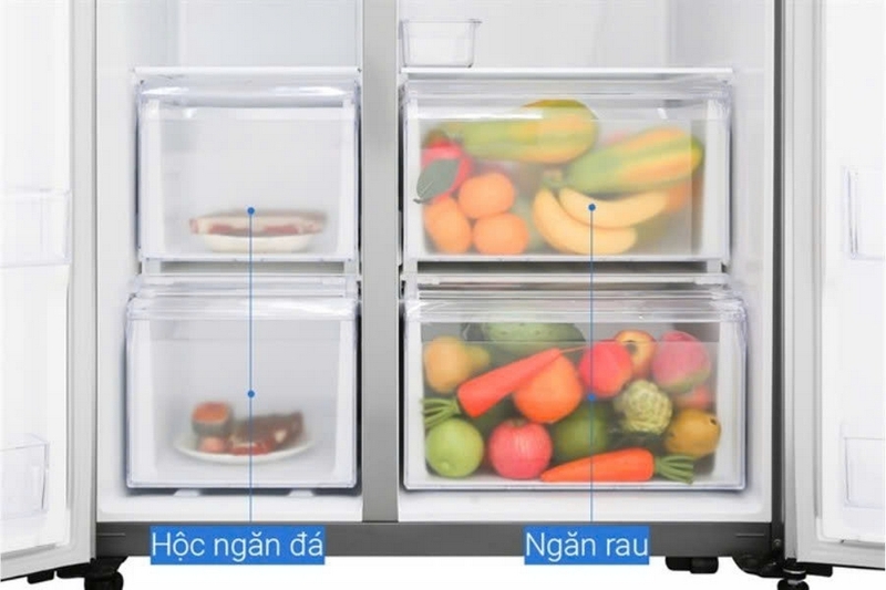 Đánh giá tủ lạnh Samsung RS62r5001M9/SV ảnh 4