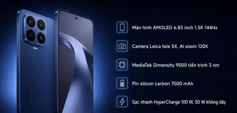 Tần số quét 120Hz mượt mà và độ sáng đỉnh cao 3,500 nits
