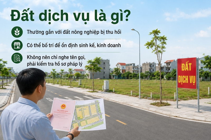 Đất dịch vụ là gì