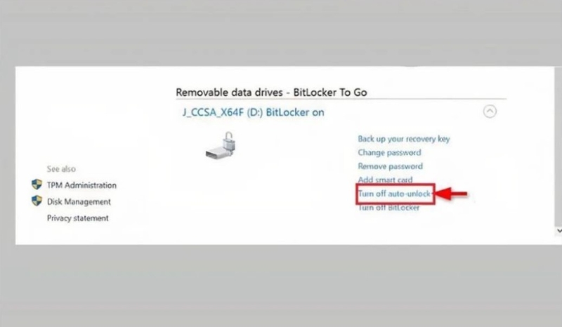 đặt mật khẩu cho ổ đĩa trên Windows 10 hình 13