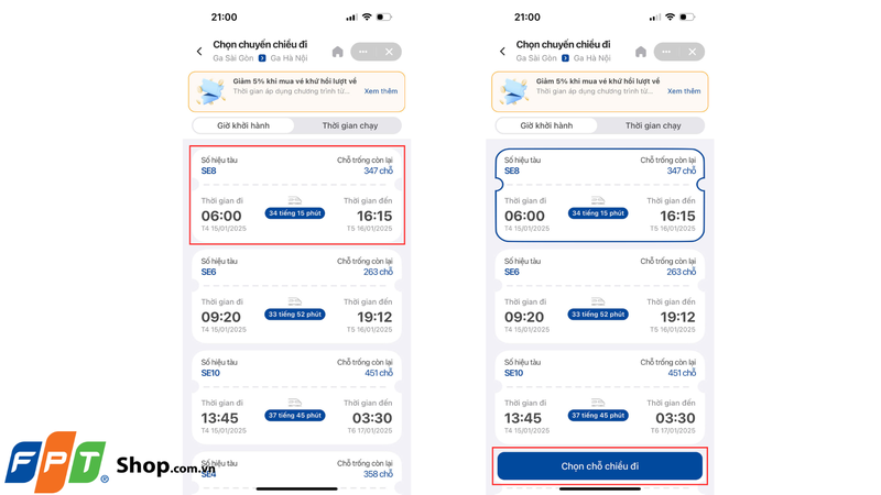 Cách đặt vé tàu Tết 2025 qua ví điện tử VNPay 2