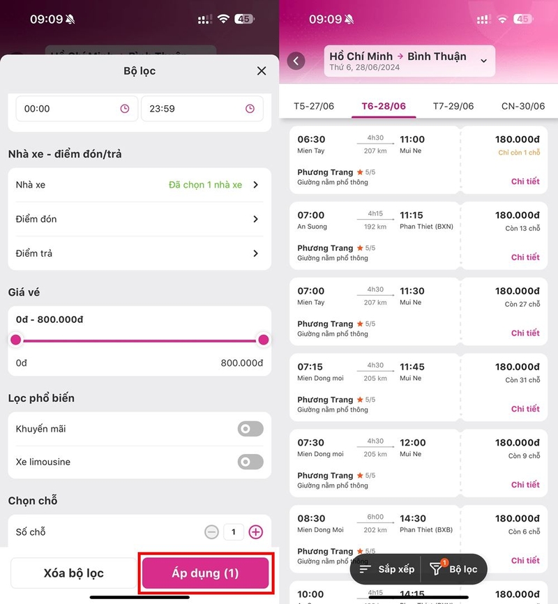 Cách đặt vé xe Phương Trang online ảnh 13