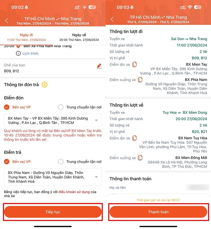 Cách đặt vé xe Phương Trang online ảnh 9