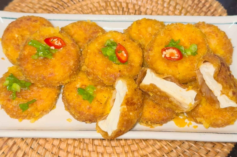 đậu chiên trứng muối hình 14