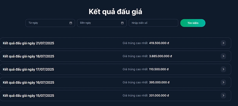 Đấu giá biển số xe ô tô - 04