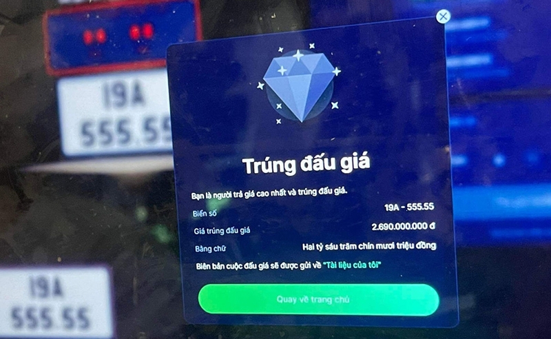 Đấu giá biển số xe ô tô - 03