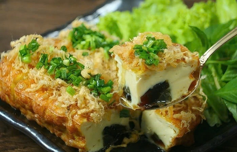 Đậu hũ non chiên xù trứng bắc thảo ảnh 1