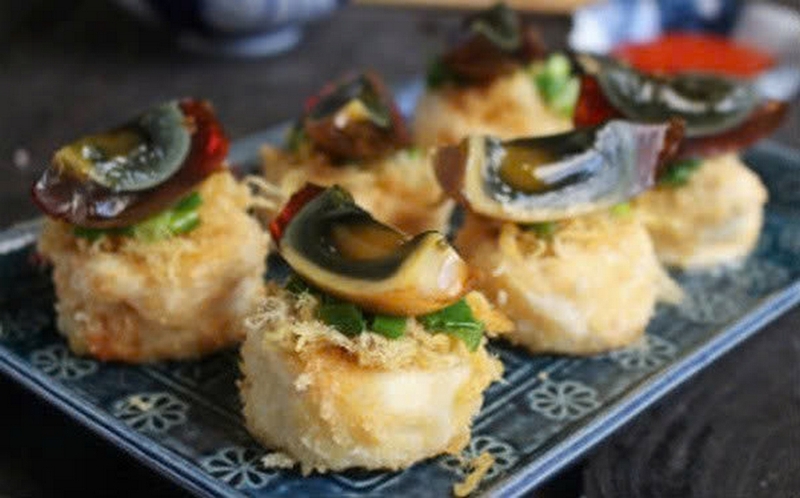 Đậu hũ non chiên xù trứng bắc thảo ảnh 6