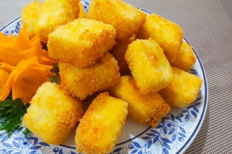 Đậu hũ non chiên giòn