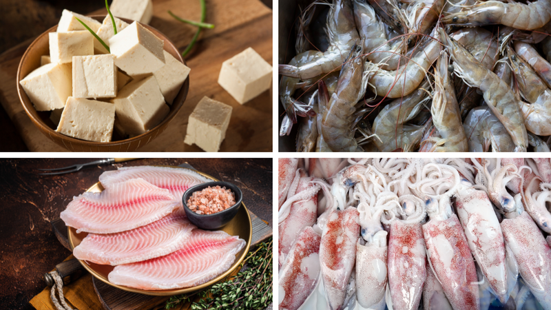 Đậu hũ tay cầm hải sản 1