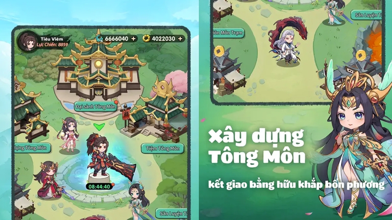 Đấu Phá Thương Khung 2D có hệ thống gia tộc phong phú