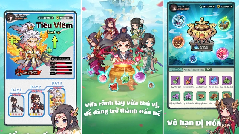 Đấu Phá Thương Khung 2D sở hữu nhiều tính năng thú vị