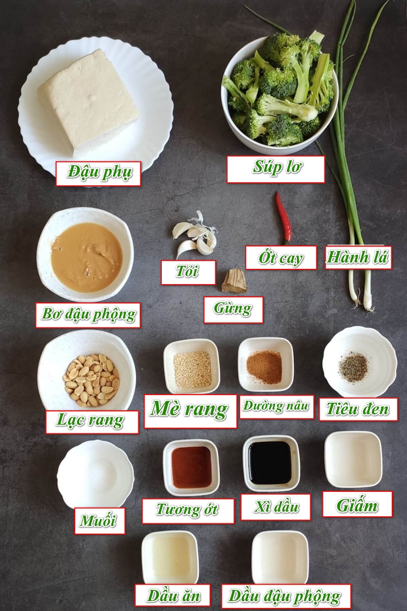 Đậu phụ sốt bơ đậu phộng - 03