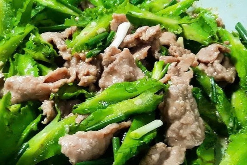 Đậu rồng xào thịt bò ảnh 1