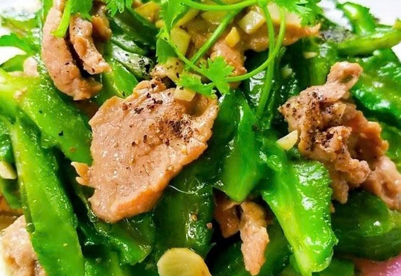 Đậu rồng xào thịt bò ảnh 8