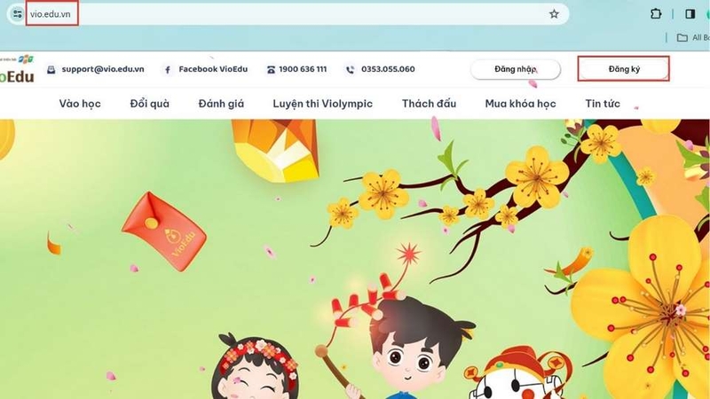 Hướng dẫn đăng ký tại đấu trường toán học VioEdu