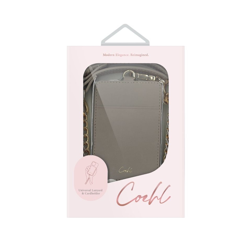 Dây đeo cổ - đeo tay đa năng kèm ví đựng thẻ UNIQ Coehl Case móc khóa kim loại chống nước