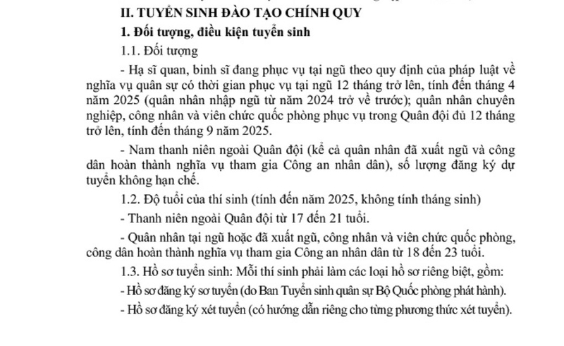 Đề án tuyển sinh Đại Học Chính Trị 2025 ảnh 6