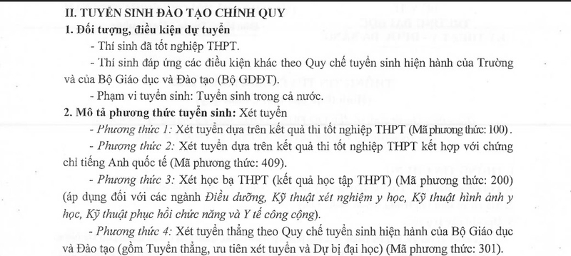 Đề án tuyển sinh Y Dược Đà Nẵng 2025 ảnh 1