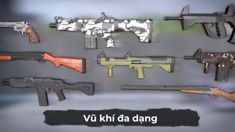 Hệ thống vũ khí đa dạng và cơ chế nâng cấp hấp dẫn