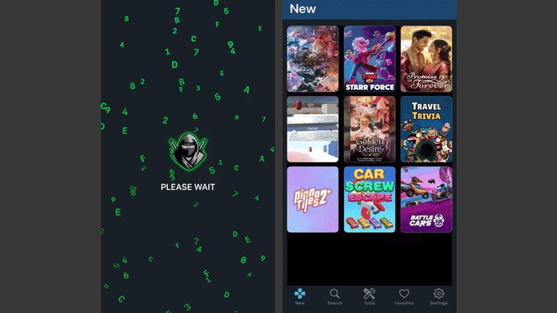 Ứng dụng cho phép tra cứu các tựa game Roblox