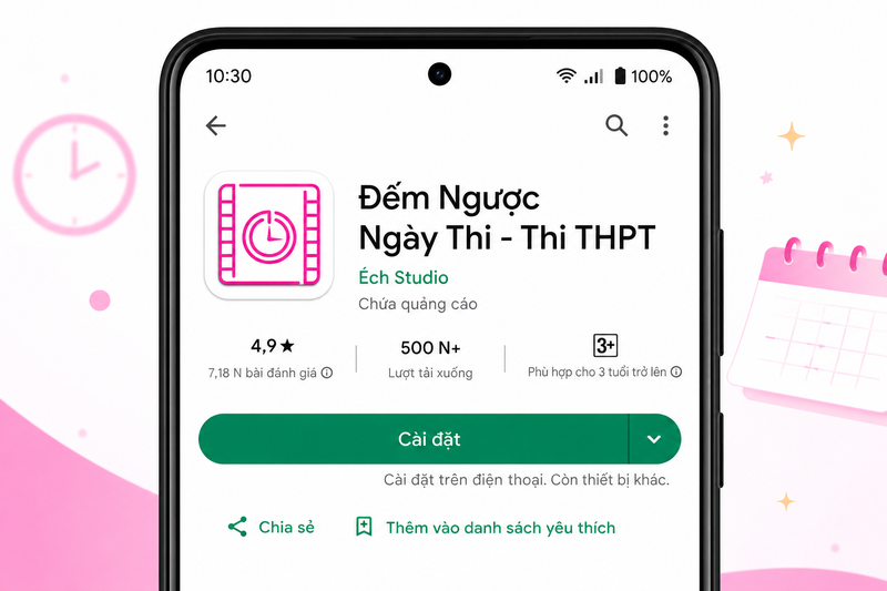 đếm ngược ngày thi thi thpt ảnh 1