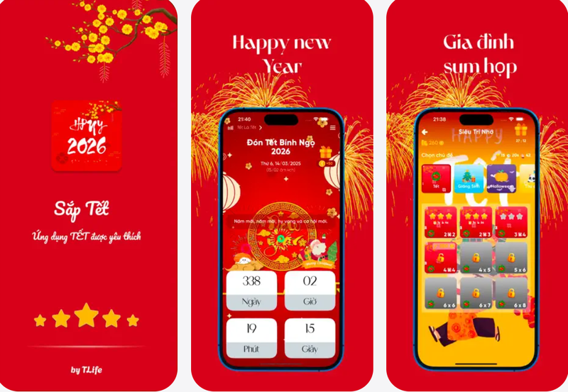 app sap tet dem nguoc tet 2026