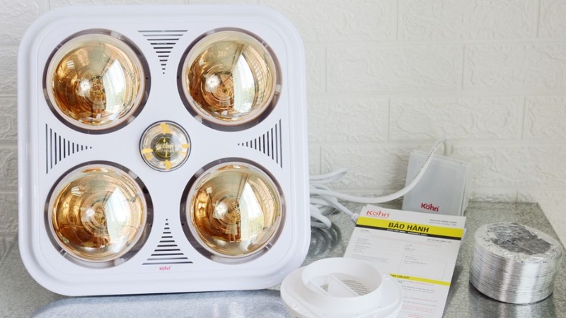 Đèn sưởi Braun Kohn BU04GR 4 bóng