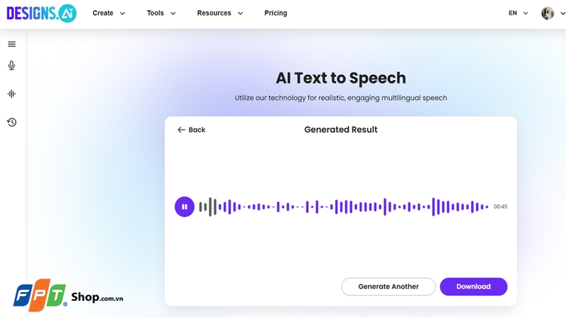 Tính năng AI Audio sẽ chuyển đổi văn bản thành giọng nói