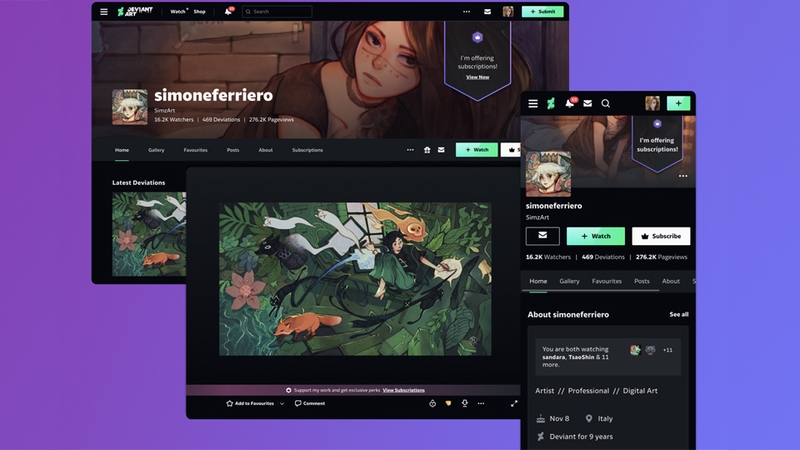 DeviantArt kết nối những người có cùng đam mê nghệ thuật