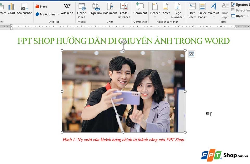 Di chuyển hình ảnh trong Word - 06