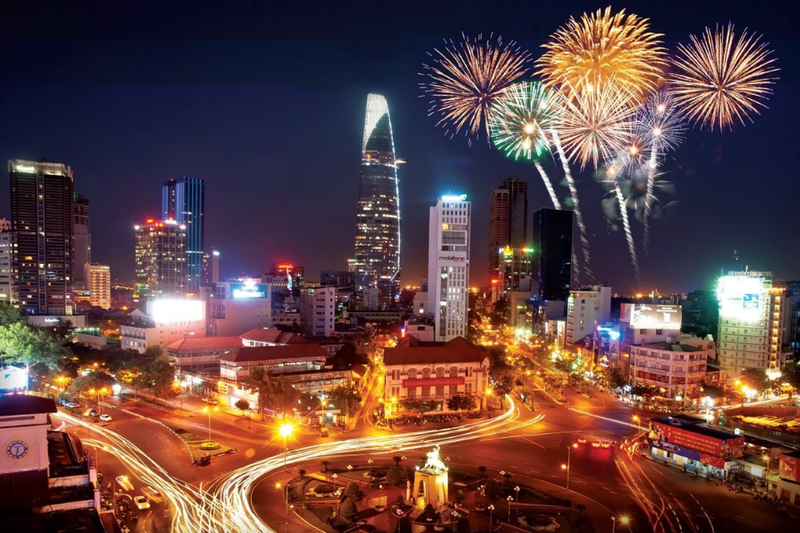 Điểm bắn pháo hoa Tết Âm lịch 2026 tại TP.HCM