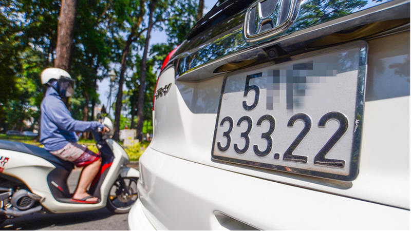 Quy chuẩn kích thước biển số